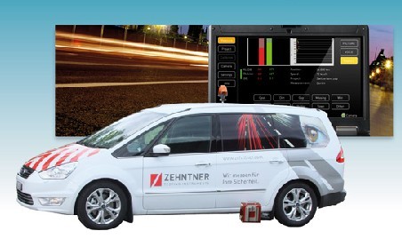瑞士杰恩爾zehntner ZDR6020動態(tài)車載路標(biāo)逆反射系數(shù)測試儀