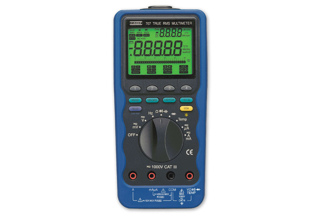 F707 4 4/5位真有效值全智能數(shù)字萬(wàn)用表